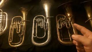 SIDEBYSIDE Baritone Horn vs Baritone vs Euphonium and then some [upl. by Aydin965]