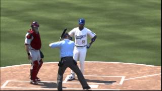 yasielPuigUmpireMLB14theShow [upl. by Acessej]