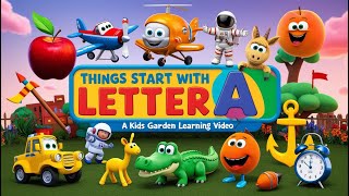 Things that start with the letter A for preschool kindergarten I items with letter a [upl. by Dudden]