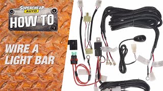 How to  Wire a LED Light Bar  Supercheap Auto [upl. by Adne311]