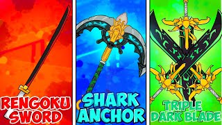 The BEST Swords From EVERY Sea In Bloxfruits [upl. by Alekin]