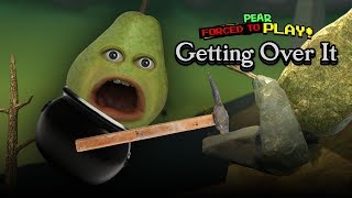 Pear FORCED to Play  GETTING OVER IT 1 [upl. by Nnhoj]