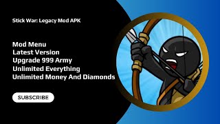 Stick War Legacy Mod APK 20235739 Unlimited Money And Diamonds [upl. by Eleph]