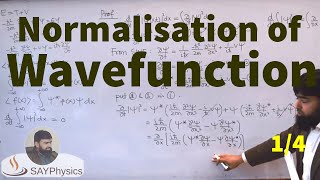 L51 Normalization of a wavefunction and time dependence [upl. by Tandie486]