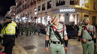 Cristo de Mena Legión española Semana Santa Málaga 2019 [upl. by Aillemac]