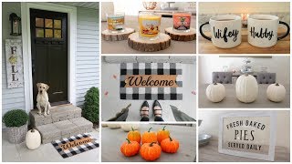 Fall Decor Haul  Target Homegoods Tj Maxx Kohls amp More [upl. by Ydnas]