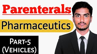 PARENTERALS  Formulation vehicles water for injectionWFI Sterile water for injectionSFI [upl. by Nnylsor]