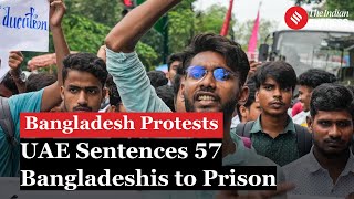 Bangladesh Protest UAE Sentences Bangladeshi Nationals to Prison Due to Quota Clashes [upl. by Dare]