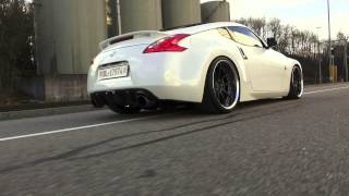 Nissan 370Z STILLEN Supercharger 0  160 Kmh acceleration [upl. by Mistrot]