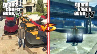 gta 4 Vs gta 5 🔥  Which one is Better 🤔  gta4 vs gta5 [upl. by Wolfram]