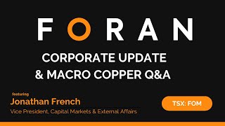 Copper Demand and Project Highlights  RCTV Exclusive with Foran Mining [upl. by Win]