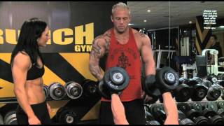 Big arms How to correctly isolate the triceps and biceps with dumbbells [upl. by Enelam]