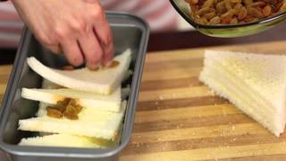 Bread Pudding  Easy 3 step recipe [upl. by Hertzog629]