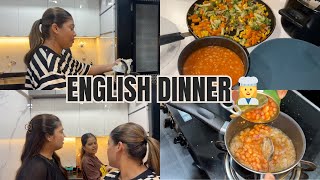 English Dinner with MasterChef Nita 😁👩‍🍳  Nita Shilimkar [upl. by Vrablik]