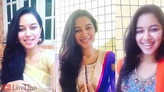 Mirnalini Ravi Musically Dubsmash Video  Latest Mirnalini Dubsmash [upl. by Tteraj]