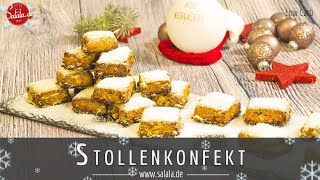 Stollenkonfekt Rezept Low Carb und glutenfrei Plätzchen backen salala de [upl. by Eninnaj]