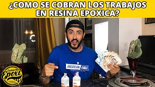 ¿Como Se Cobran Los Trabajos En Resina Epoxica  Cubiertas Epoxi [upl. by Rey]