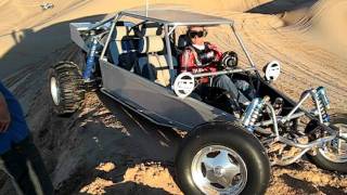 Getting Unstuck from a razor back sand rail buggy glamis [upl. by Sutelc]