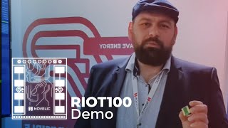 NOVELIC  RIOT100 Human Presence Sensor Demo [upl. by Margot636]