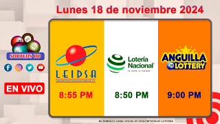 Lotería Nacional LEIDSA y Anguilla Lottery en Vivo 📺│Lunes 18 de Noviembre 2024  855 PM [upl. by Cynthea]