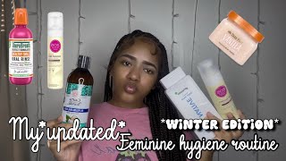 MY updated FEMININE HYGIENE ROUTINE  stay fresh all day winter edition [upl. by Mad]