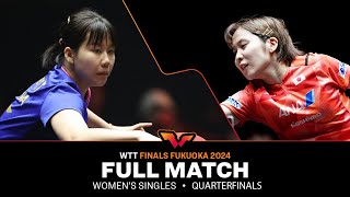 FULL MATCH  Chen Xingtong vs Miu Hirano  WS QF  WTTFukuoka 2024 [upl. by Erickson]