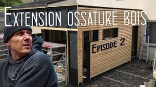 construire son extension ossature bois2 [upl. by Adaval679]