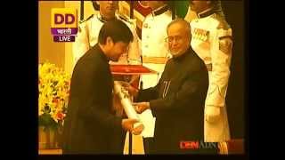 PADMA SHRI 2014 ANUJ RAMANUJ SHARMA CHHATTISGARH [upl. by Roxane]