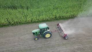 Planting Alfalfa with Brillion SS12 Seeder [upl. by Santini]