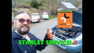 Toyota Starlet Service with Autodoc [upl. by Hippel654]