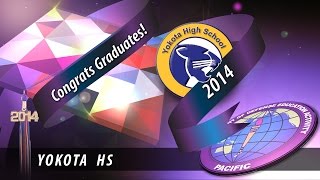 DoDEA Pacific Yokota High School graduation 2014 [upl. by Agneta913]