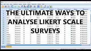 The BEST way to analyse Likert scale surveys [upl. by Nitsyrk]