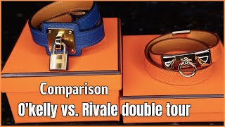 HERMES RIVALE DOUBLE TOUR VS O KELLY BRACELET COMPARISON WITH MOD SHOT MUST WATCH [upl. by Attenna]