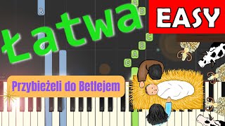 🎹 Przybieżeli do Betlejem  Piano Tutorial łatwa wersja 🎵 NUTY W OPISIE 🎼 [upl. by Adnoryt395]