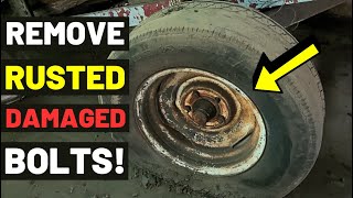 How To Remove RUSTED ROUNDED STRIPPED BOLTS And NUTS Bolt Extractor And Breaker Bar2 TESTS [upl. by Cas]