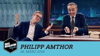 Philipp Amthor zu Gast im Neo Magazin Royale  NEO MAGAZIN ROYALE mit Jan Böhmermann  ZDFneo [upl. by Dayna]