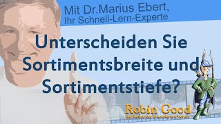 Unterscheiden Sie Sortimentsbreite u Sortimentstiefe [upl. by Palmore]