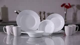 Corelle Dazzling White Unbreakable Dinnerware [upl. by Ocimad]