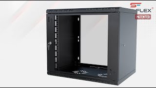 NL Netwerkkast RACK Standard 19 9U 400 glas zwart [upl. by Aihsetel]