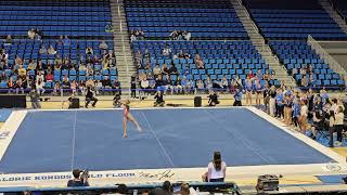 Margzetta Frazier  floor routine 121523 UCLA gymnastics quotMeet the Bruinsquot at Pauley Pavilion [upl. by Retsbew]