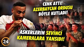 Türkiye Gol Atınca Azerbaycan Ordusu Böyle Kutladı İşte O Muhteşem Anlar [upl. by Hayimas]