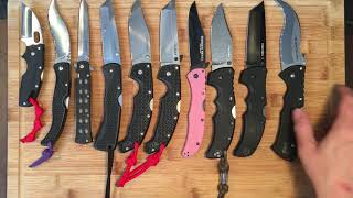 Cold Steel Collection Folding Knives [upl. by Abby839]