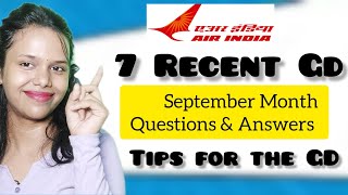 Air India September Month GD Topics  Questions and Answers  Group Discussion Topics  Air India [upl. by Livvyy]