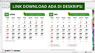 Download Template Kalender 2026 Lengkap Dengan Tanggal Merah [upl. by Nednyl]