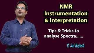 Instrumentation amp Interpretation of NMR  Chemical shift Shielding ppm scale [upl. by Hebner]