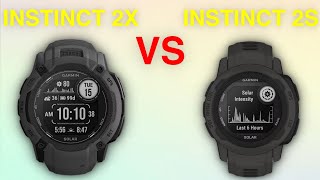 Garmin Instinct 2X Solar vs Garmin Instinct 2S Solar [upl. by Eidurt]