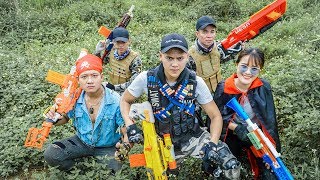 LTT Game Nerf War  Winter Warriors SEAL X Nerf Guns Fight Criminal Group Boss One Eye [upl. by Anatollo]