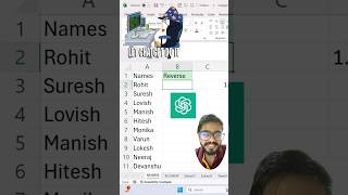 Dont stuck while using Excel‼️Instead Search on Chatgpt exceltips exceltricks shorts chatgpt [upl. by Martz471]