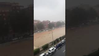 Inundaciones dana malaga rio guadalmedina lluvias alerta roja [upl. by Mandler]