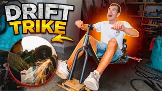 COSTRUISCO un TRICICLO a MOTORE  DRIFT TRIKE [upl. by Yleik]